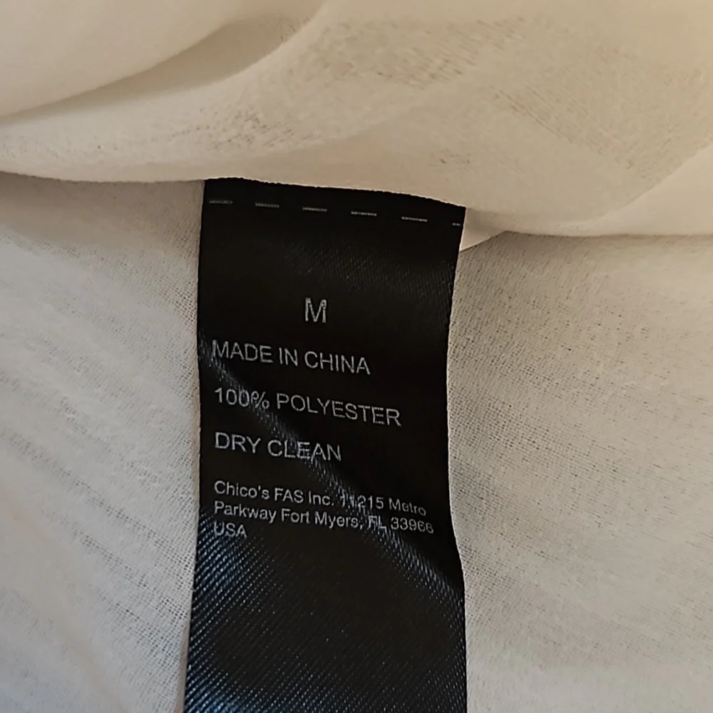 NWT Clico's Black Label pleated sleeveless dressy Top - Picture 7 of 8